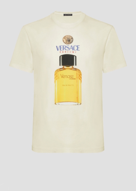 Versace Scents Motif T-shirt Herr - 815643CWR